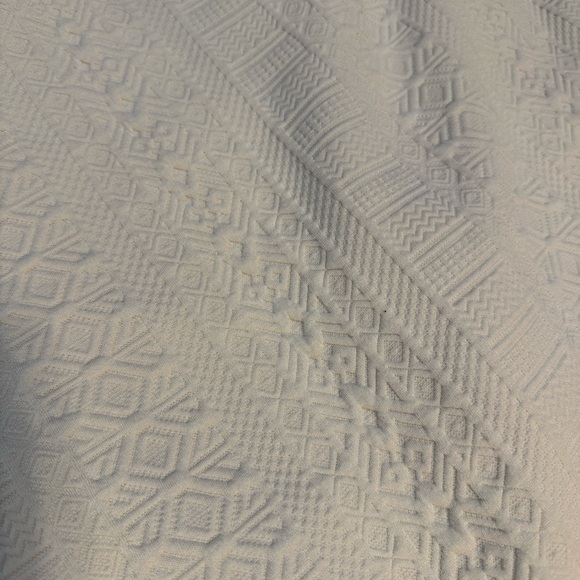 Cream Textured Shirt and Shorts Set for Men - Picture 8 of 13